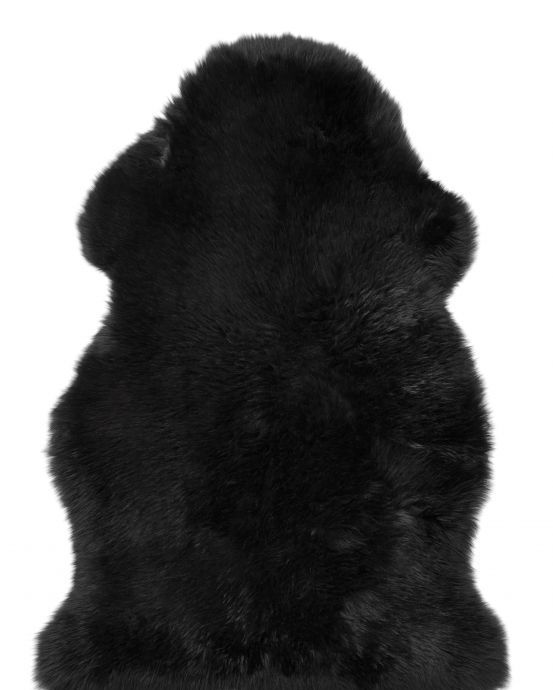 Skinn Gently rug Black 70 x 110 cm