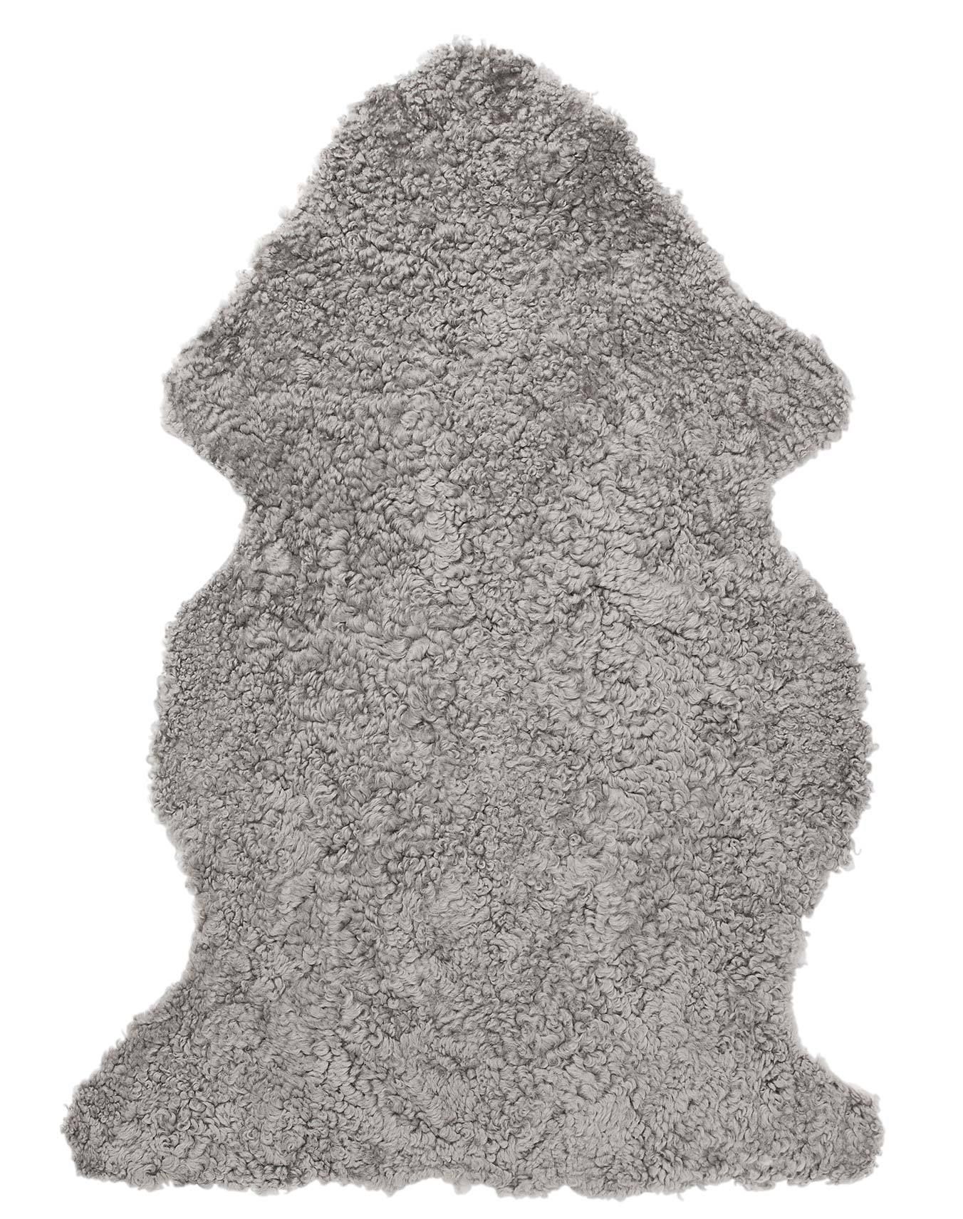 Skinn Curly rug Natural Grey 60 x  95 cm