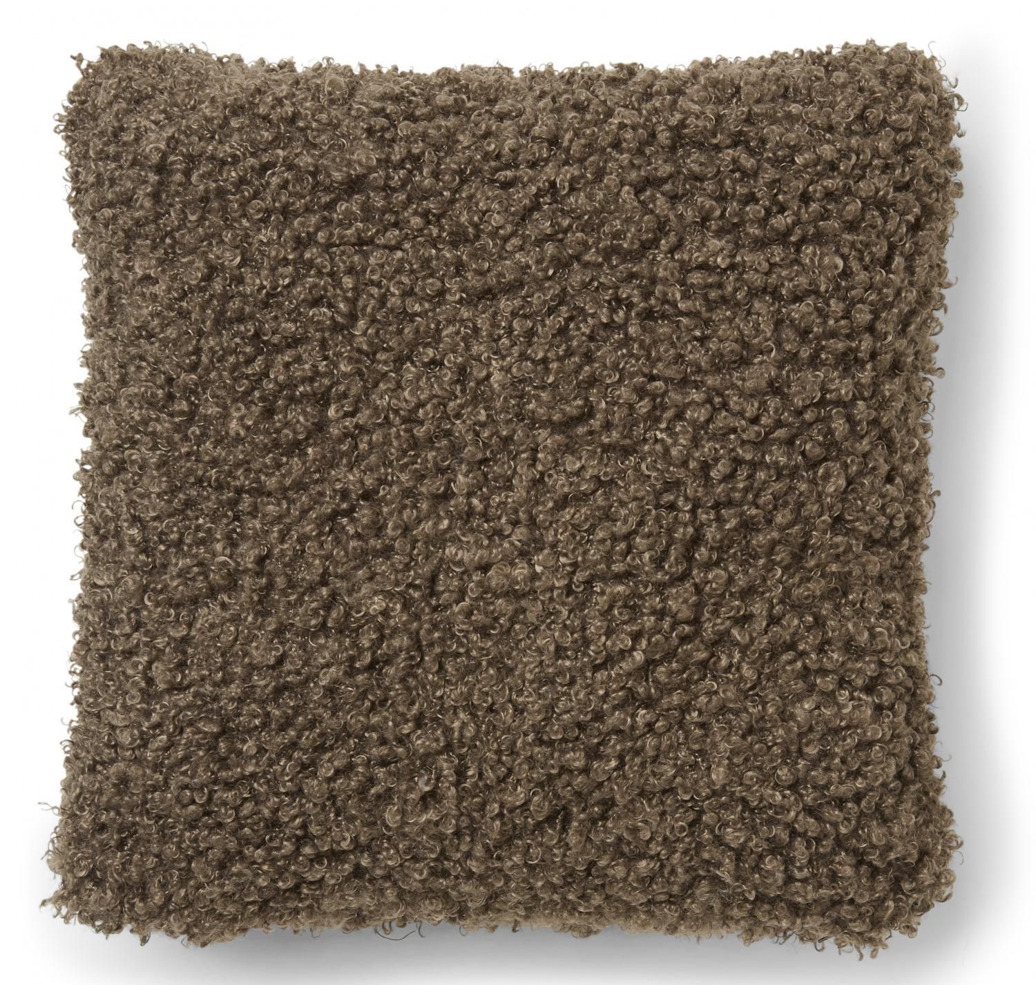 Skinn Ulli kuddfodral i konstmaterial Nougat 45 x  45 cm