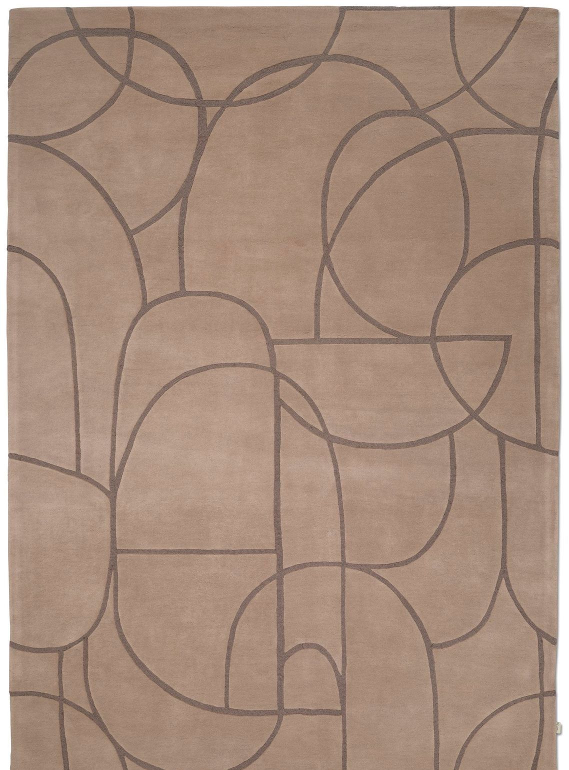 Ullmatta Modern Abstract Beige 200 x 300 cm