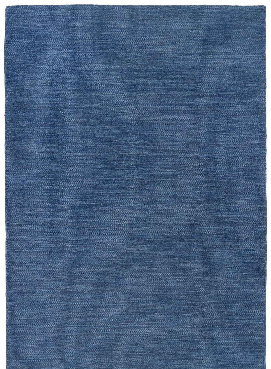 Ullmatta Saba - 60 x 90 cm - Blå - (Tunn, Lättstädad)