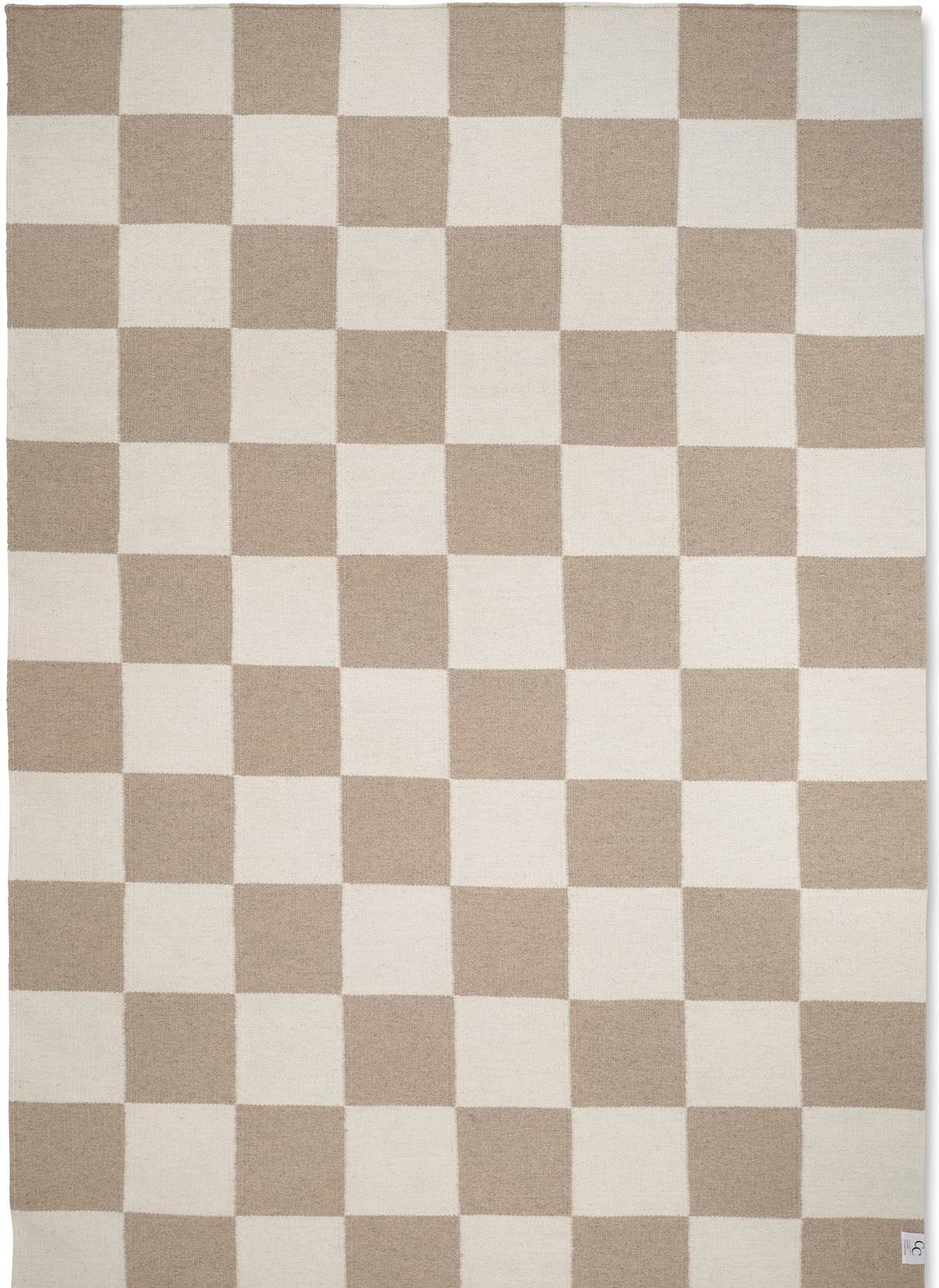 Ullmatta Square Vit/Natur 80 x 200 cm