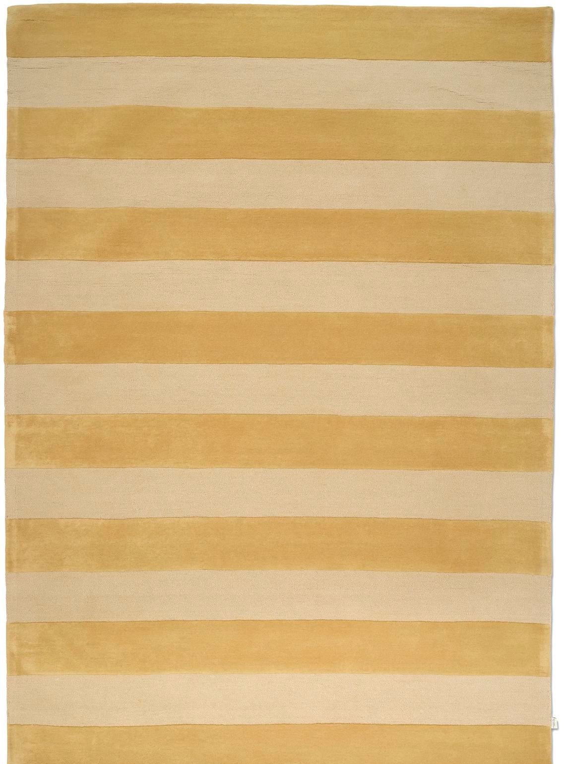 Ullmatta Stripe Boucle Gul 170 x 230 cm