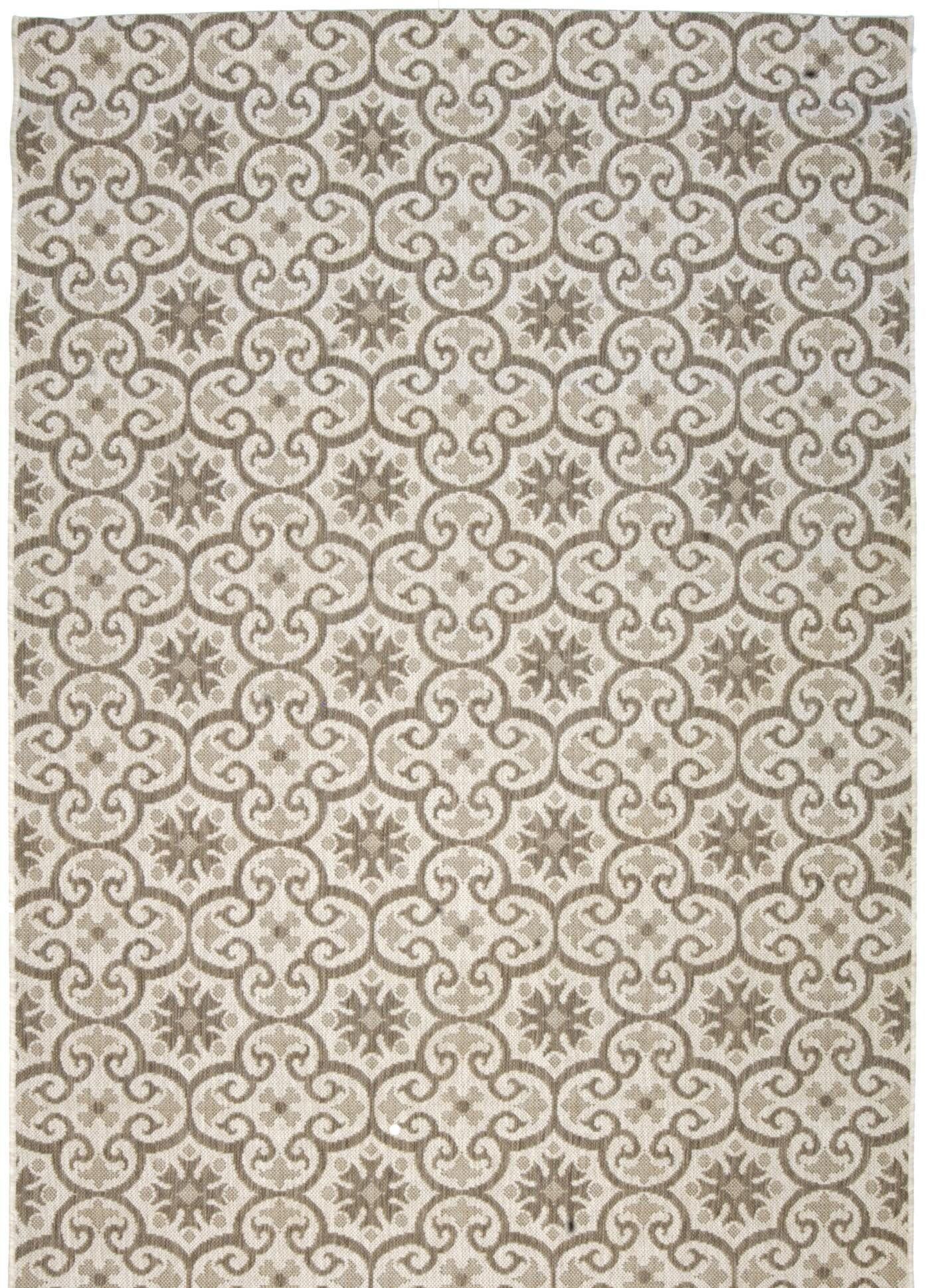 Utomhusmatta för balkong och altan Bismark - 135 x 190 cm - Mink - (Tunn, Lättstädad)