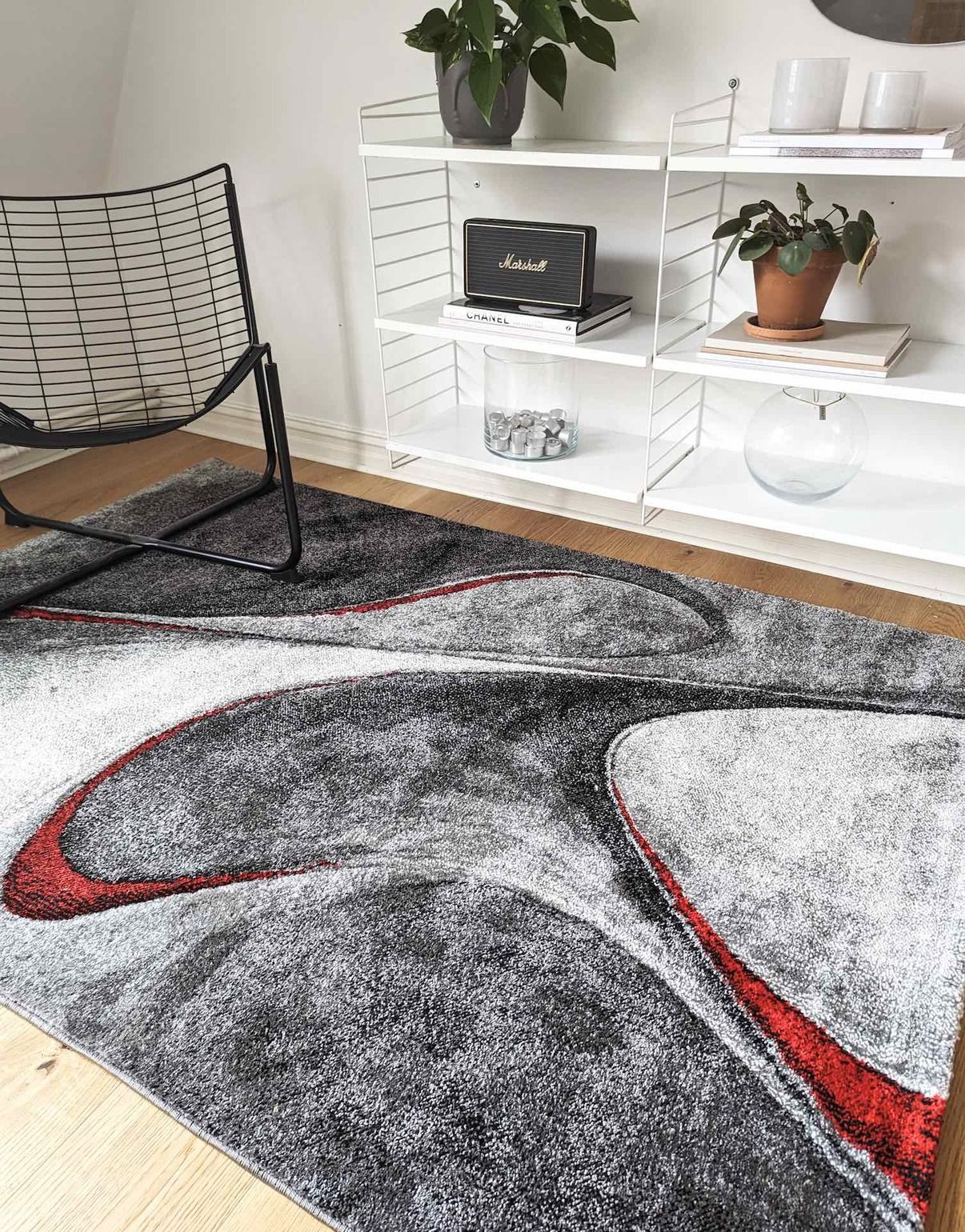 Wiltonmatta Arches Röd 80 x 350 cm