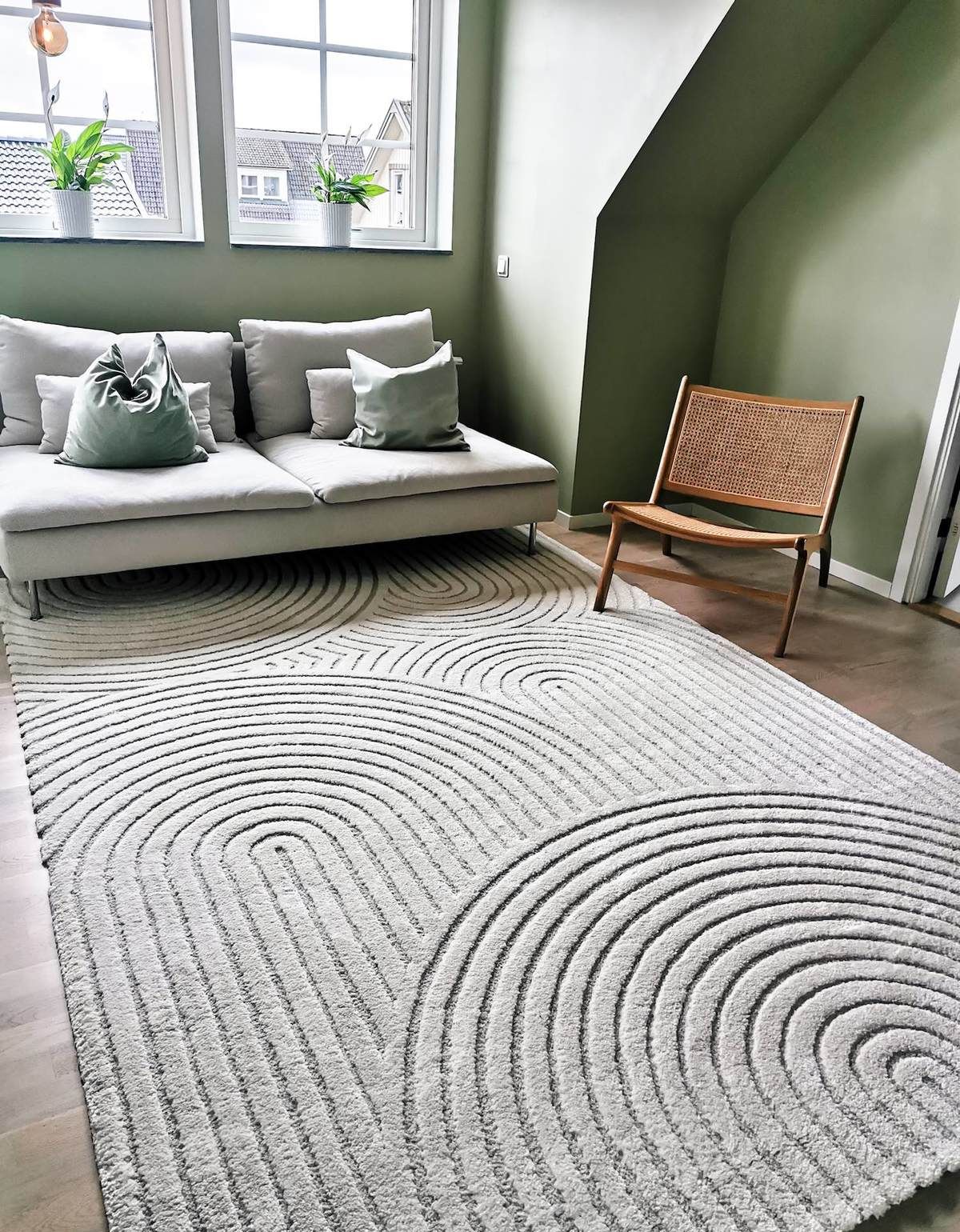 Wiltonmatta Arcos Vit 160 x 230 cm