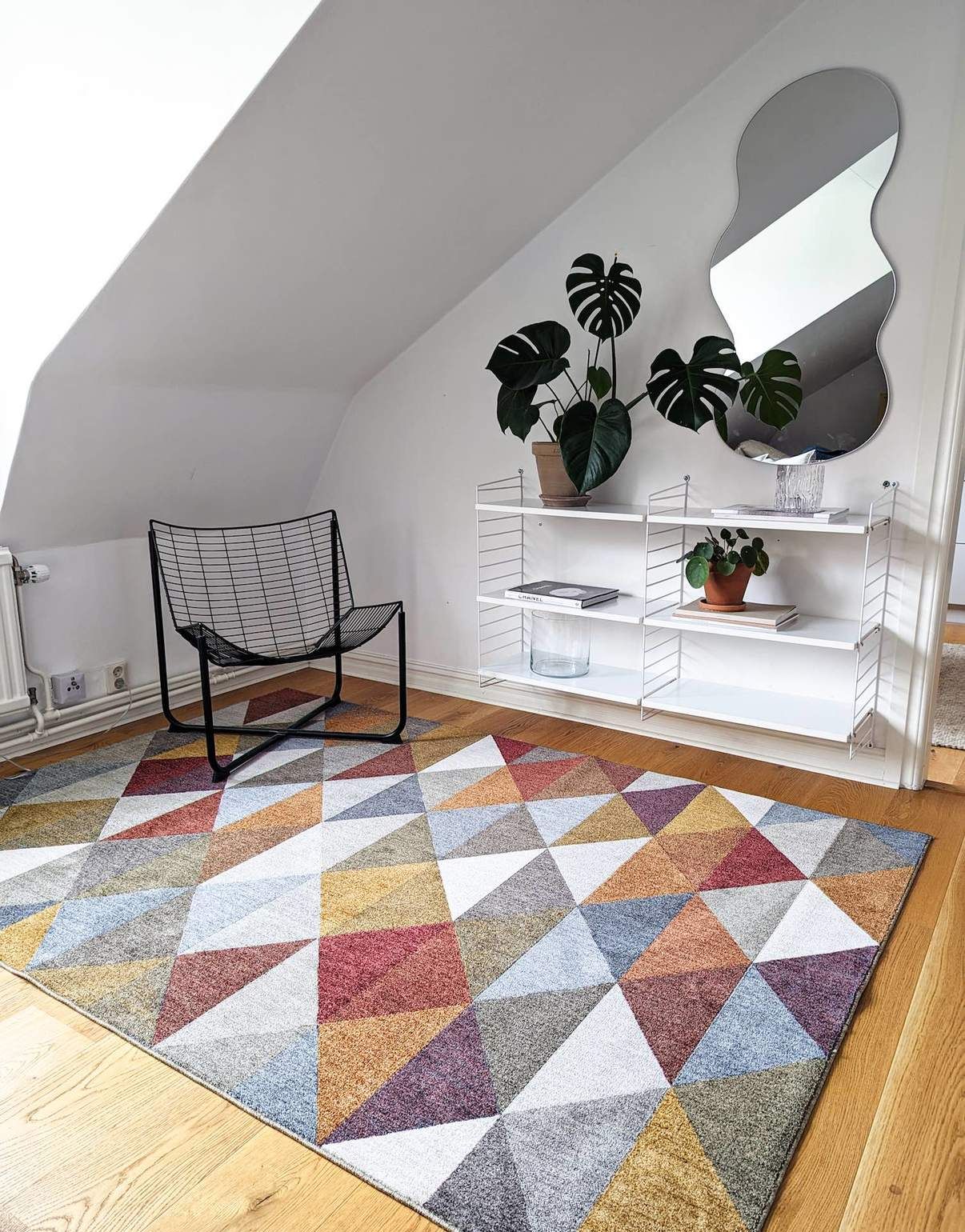 Wiltonmatta Carlo Triangle Multi 80 x 200 cm