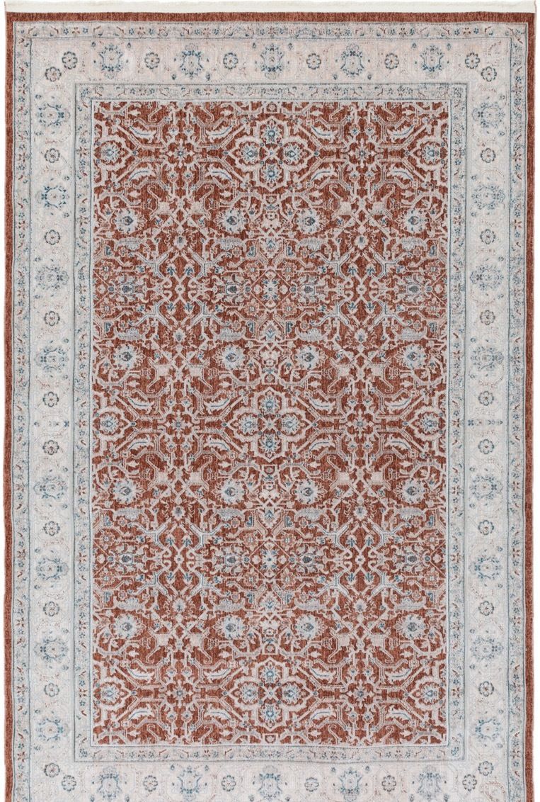 Orientalisk matta Zafir Rost 80 x 350 cm