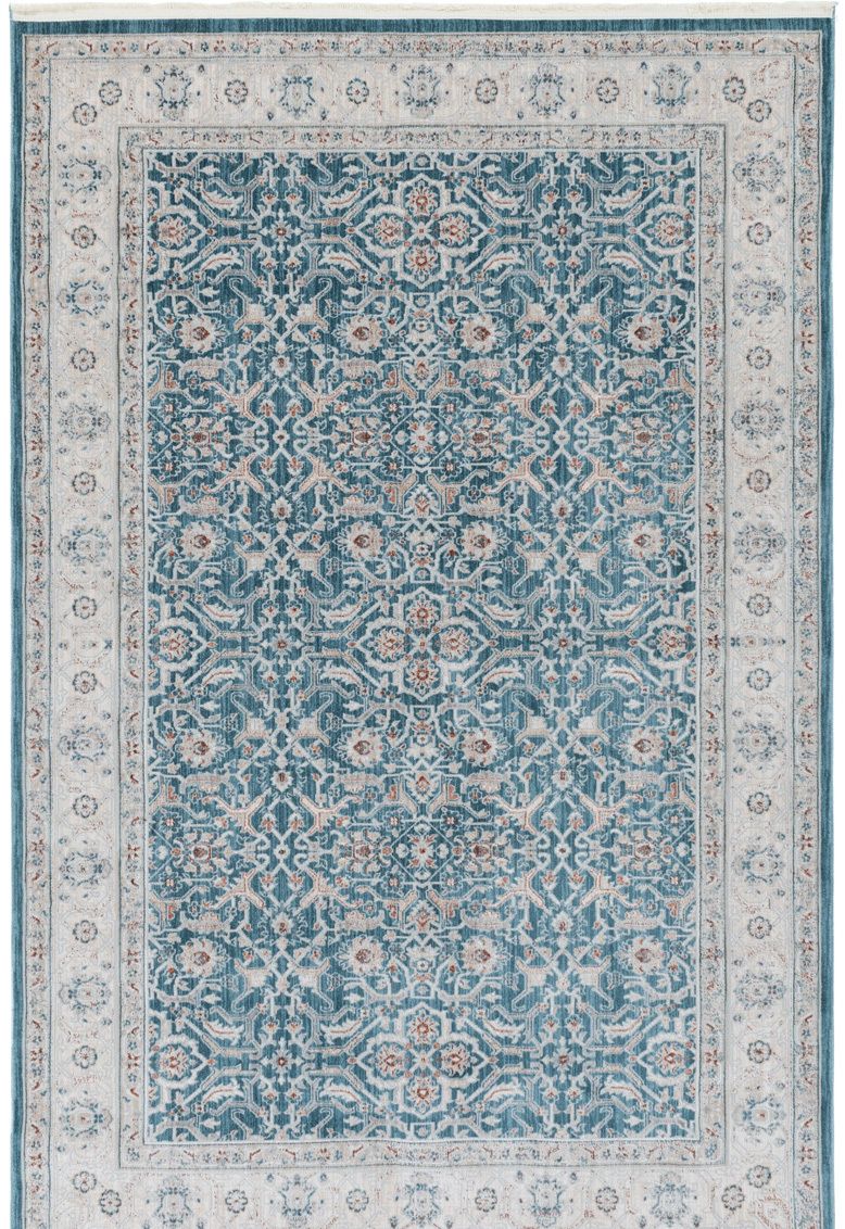 Orientalisk matta Zafir Teal 80 x 350 cm